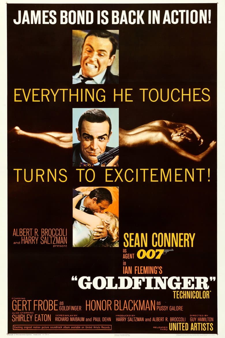 Poster Goldfinger (1964)